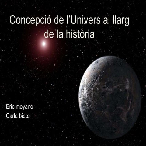 L'estudi de l'univers