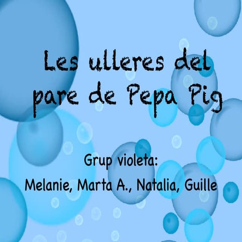 Les ulleres del pare de Pepa Pig