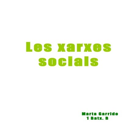 Les xarxes socials