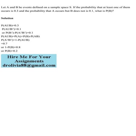 Let A and B be events defined on a sample space S. If the probabilit.pdf