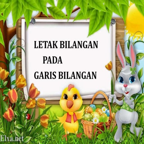 Letak bilangan pada garis bilangan