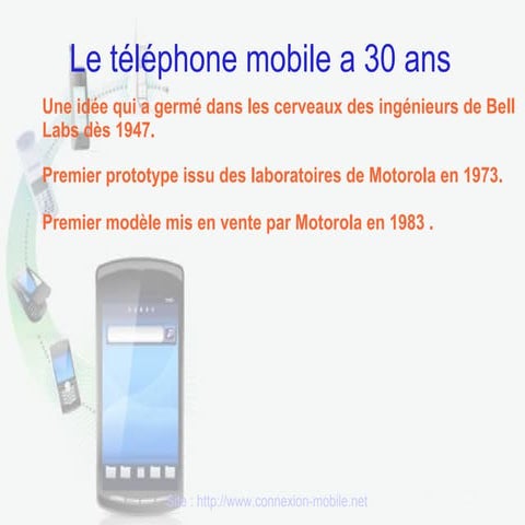 Le telephone mobile a 30 ans