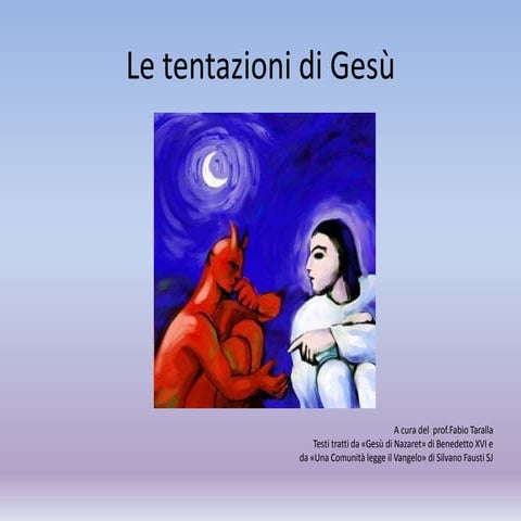 Le tentazioni di Gesù | PPTX