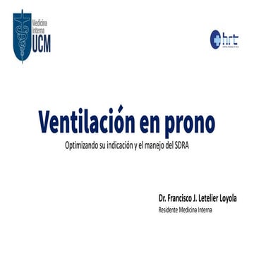 Ventilación en Prono