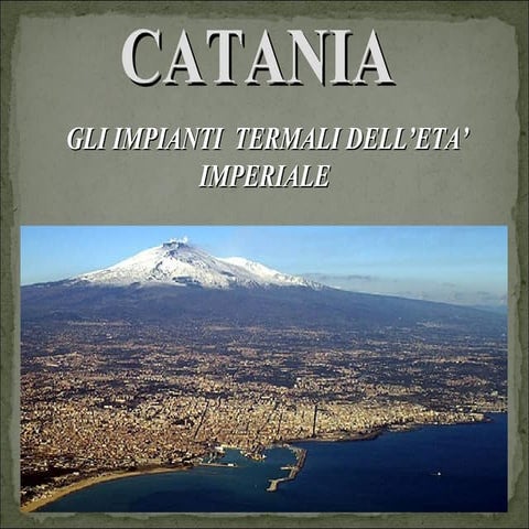 Le terme romane a Catania