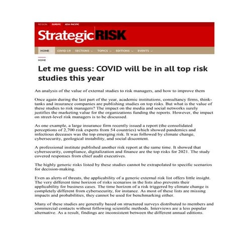 Enterprise Information Technology Risk Assessment Form | PDF