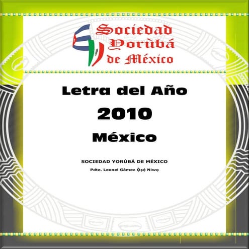 Letra del año 2012 | PDF