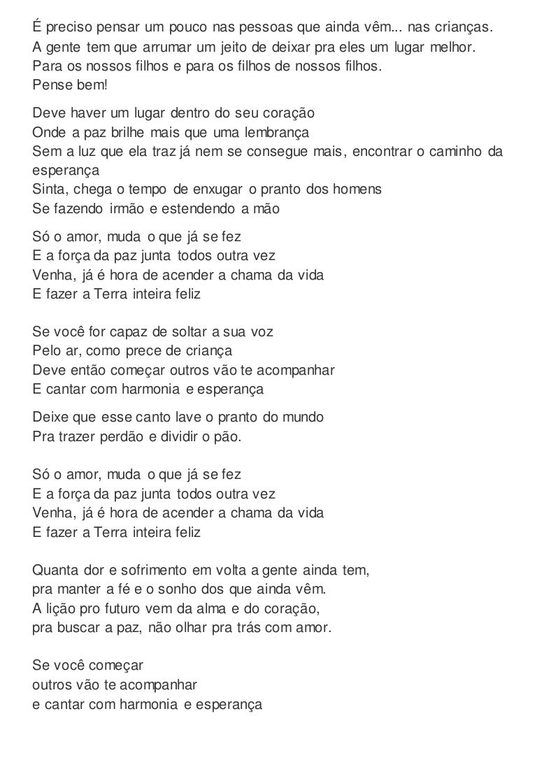 Letra da musica Letra da musica