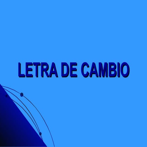 Letra de cambio[1]