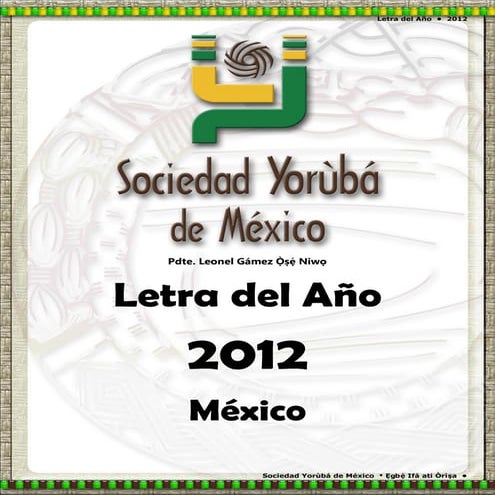 Letra del año 2012 | PDF