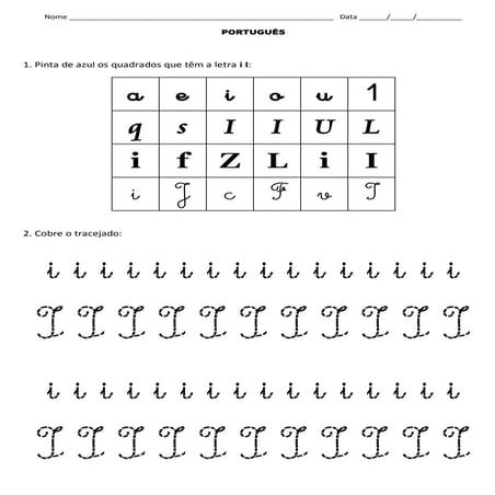 Letra i. | PDF