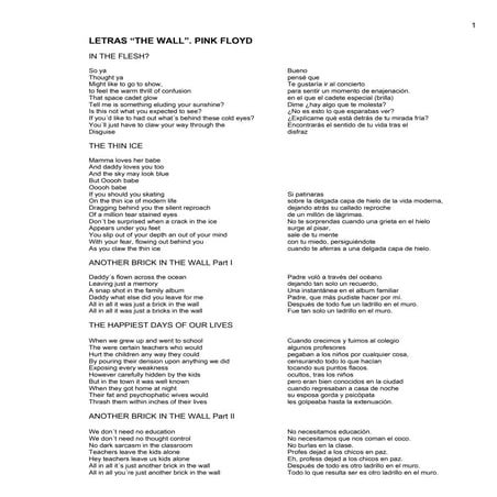 Letras De Wonderwall Página 11 | Imágenes De Letras Wonderwall Oasis