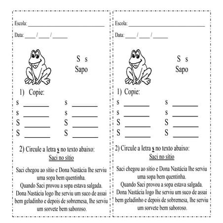 Letra s forma | PDF