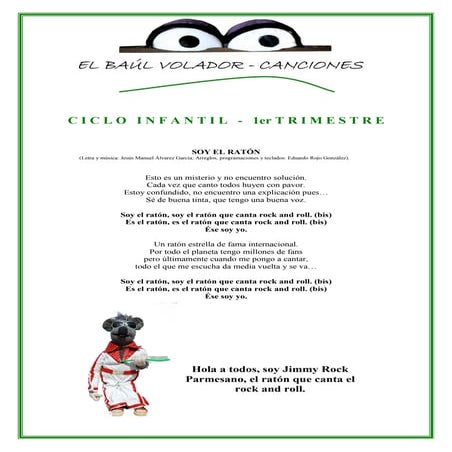 Letra soy el ratón | PDF