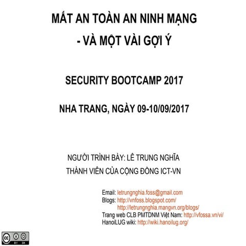 Le Trung Nghia - Mat an toan an ninh mang va mot vai goi y