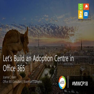 Let's build an adoption centre in office 365