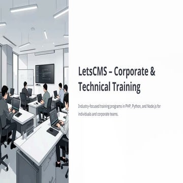 LetsCMS Corporate & Technical Training – PHP, Python & Node.js Courses ...