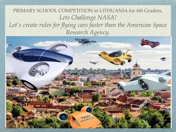 Let's create rules for flying cars faster than NASA