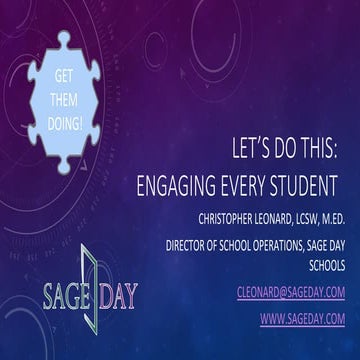 Let's Do This: Engaging Every Student 