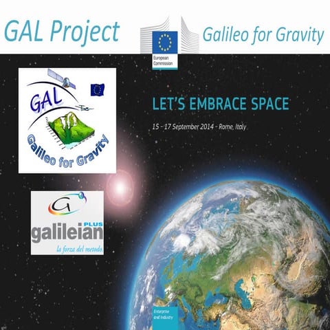 GAL Project at "Let's embrace space" conference