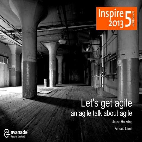 Let's get agile: An Agile Talk About Agile