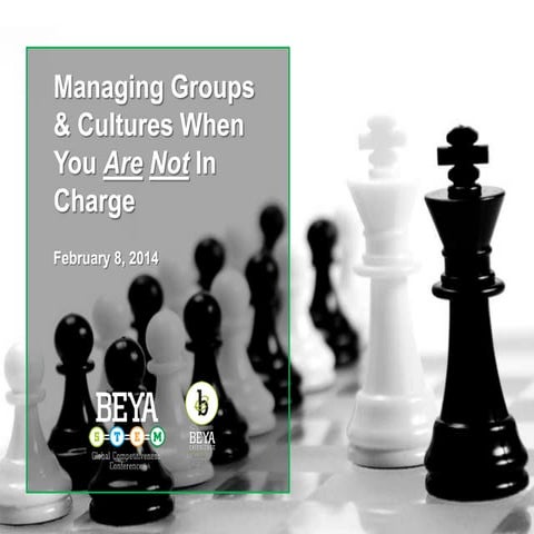 Let's Get Ready to Rumble! Managing groups and cultures when you are not in c...