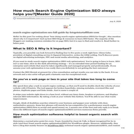 Letsgetstartaffiliate.com power point  51 important tips to create your busin...