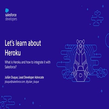 Let's Learn About Heroku and How to Integrate with Salesforce