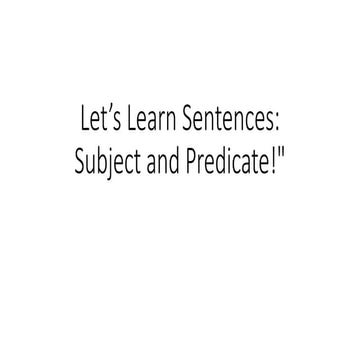 Let’s Learn Sentences.pptx ELEMENTARY TOPIC