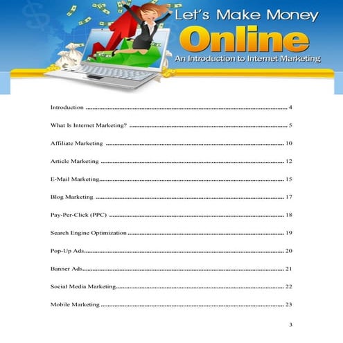 Let's make money online