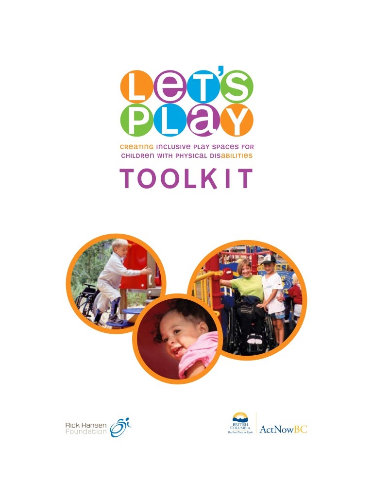 Lets Play A Toolkit for Children with Disabilities