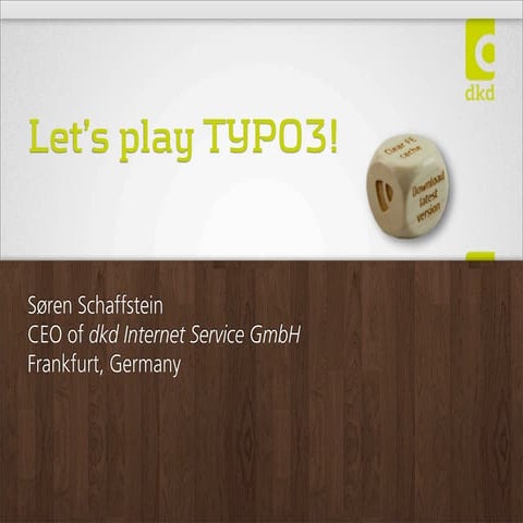 Lets play TYPO3