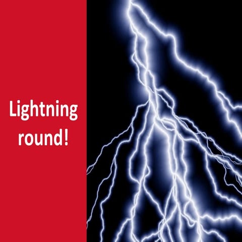 Safari Lightening Round