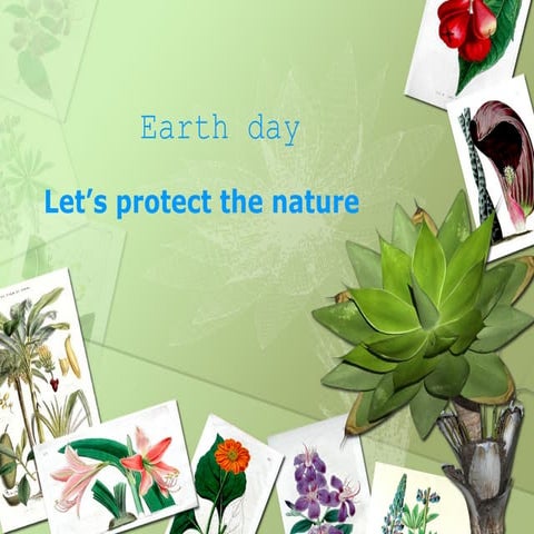 Let's protect earth