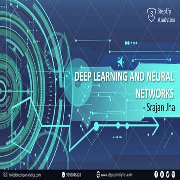 Introduction to Deep Learning And Neural Nets | PPT