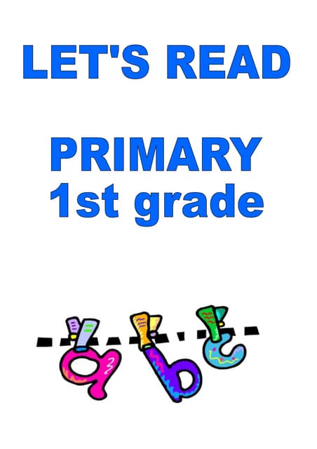 Lets read First Grade