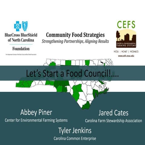 Let's start a food council, CFSA SAC 2015