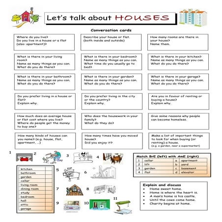 Let´s talk about homes and houses