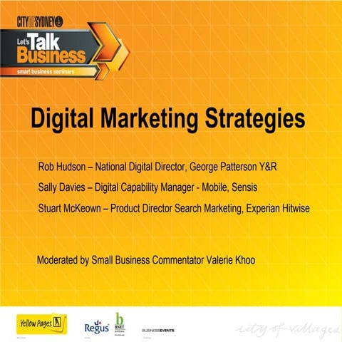 Let's talk business digital marketing strategies