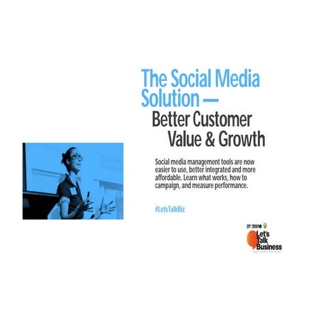 Lets Talk Business: Social Media Management 