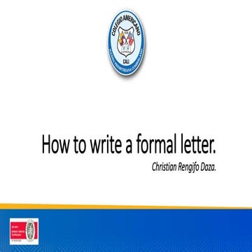Formal Letter (Business / Professional letter): Definition, Properties ...