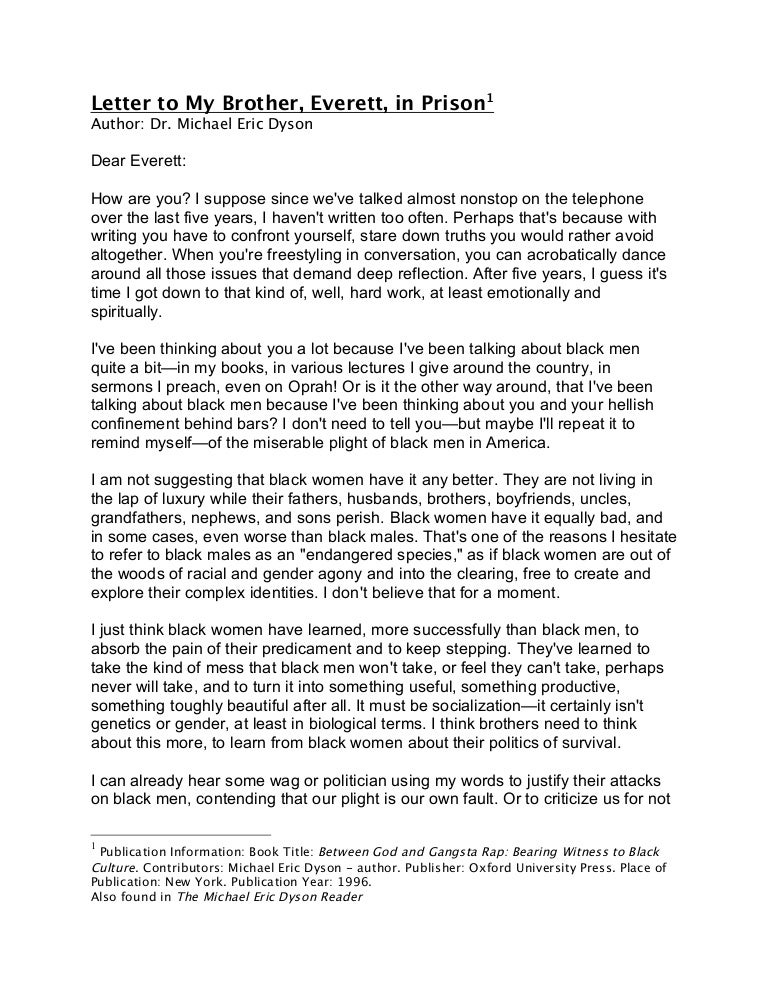 Letter from my brother Letter from my brother