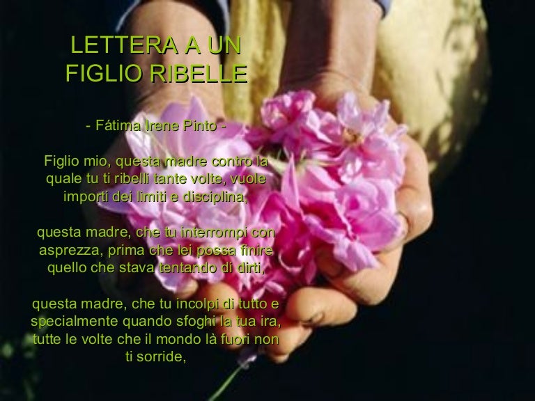 Lettera di un figlio