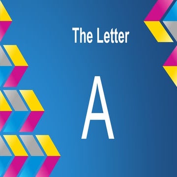 ESL - The Letter A