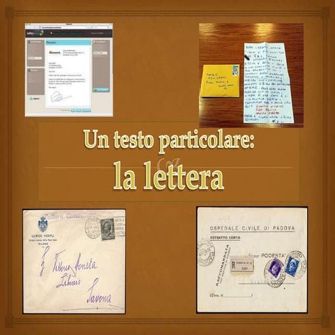Come scrivere una lettera | PPTX