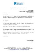 Lettera responsabilità professionale avvocato