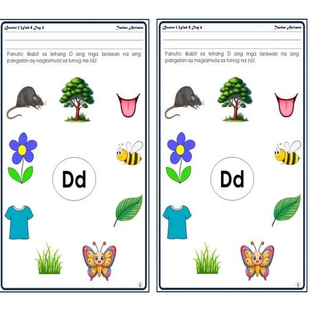 interactive letter D activity worksheets.docx