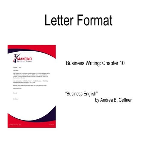 Letter format le