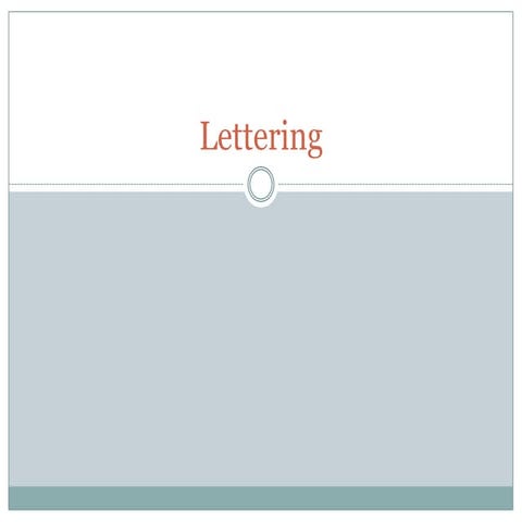 Lettering