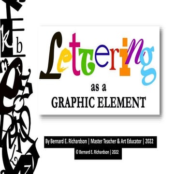 LETTERING AS A GRAPHIC ELEMENT.pptx